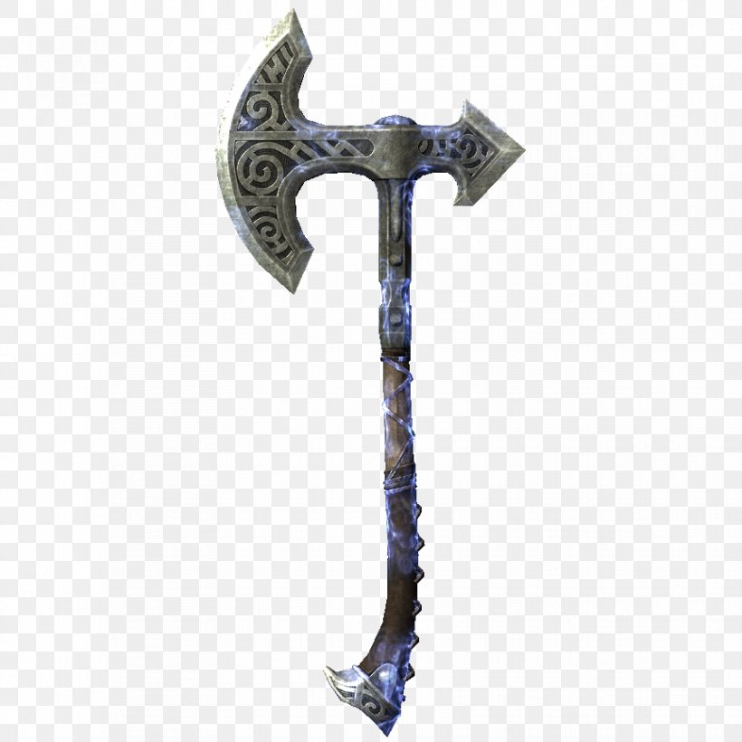 The Elder Scrolls V: Skyrim Battle Axe Oblivion Weapon, PNG, 864x864px, Elder Scrolls V Skyrim, Axe, Battle Axe, Claymore, Cold Weapon Download Free