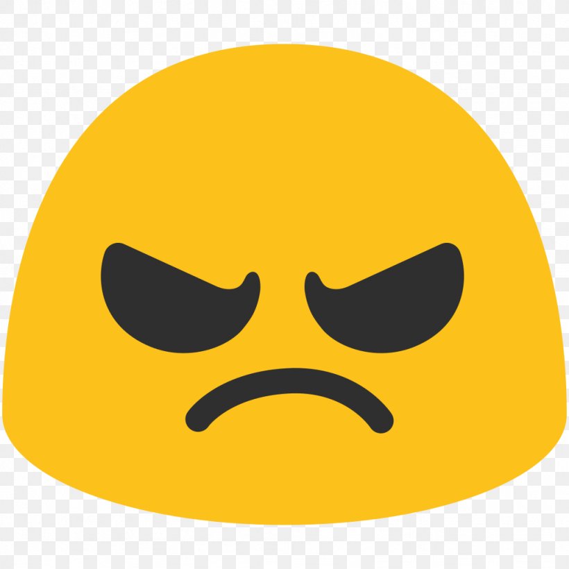 Angry Face Emoji Mad Faces Emoticon Anger, PNG, 1024x1024px, Angry Face, Android, Anger, Discord, Emoji Download Free
