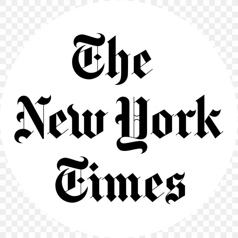 Banana Skirt Productions The New York Times Newspaper Logo, PNG, 1320x1320px, New York Times, Black, Black And White, Brand, Daily Newspaper Download Free