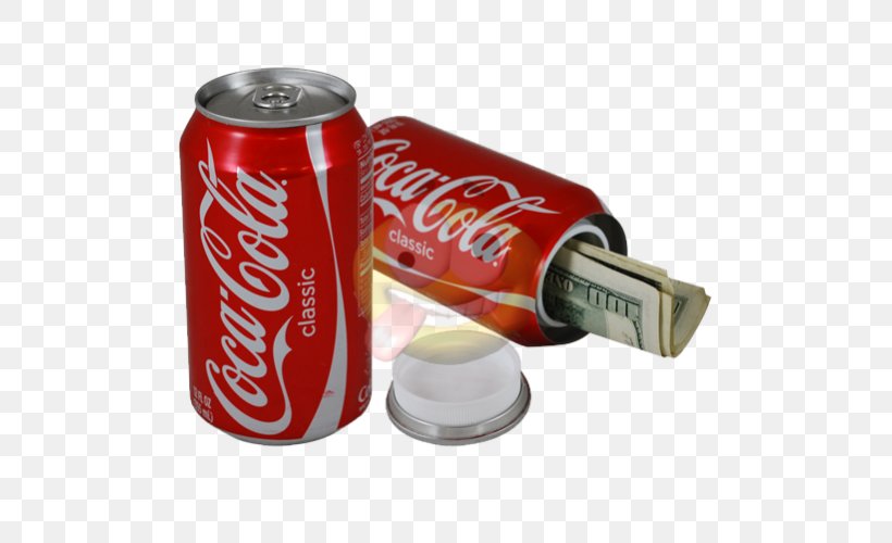 Coca-Cola Fizzy Drinks Beverage Can Money, PNG, 500x500px, Cocacola, Bank, Beverage Can, Beverages, Bottle Download Free