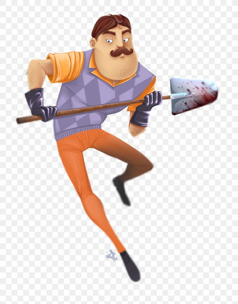 Hello Neighbor Video Games Image Fan Art, PNG, 952x1219px, Hello Neighbor, Action Figure, Art, Artist, Baseball Equipment Download Free