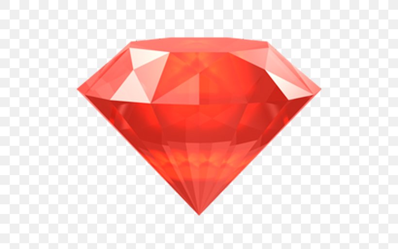 Gemstone Red Diamond Clip Art, PNG, 512x512px, Gemstone, Crystal, Diamond, Orange, Red Download Free