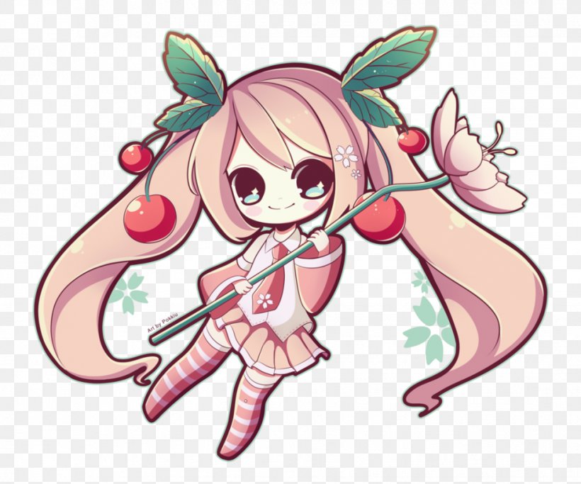 Hatsune Miku Sakura Vocaloid Connecting, PNG, 979x816px, Watercolor, Cartoon, Flower, Frame, Heart Download Free