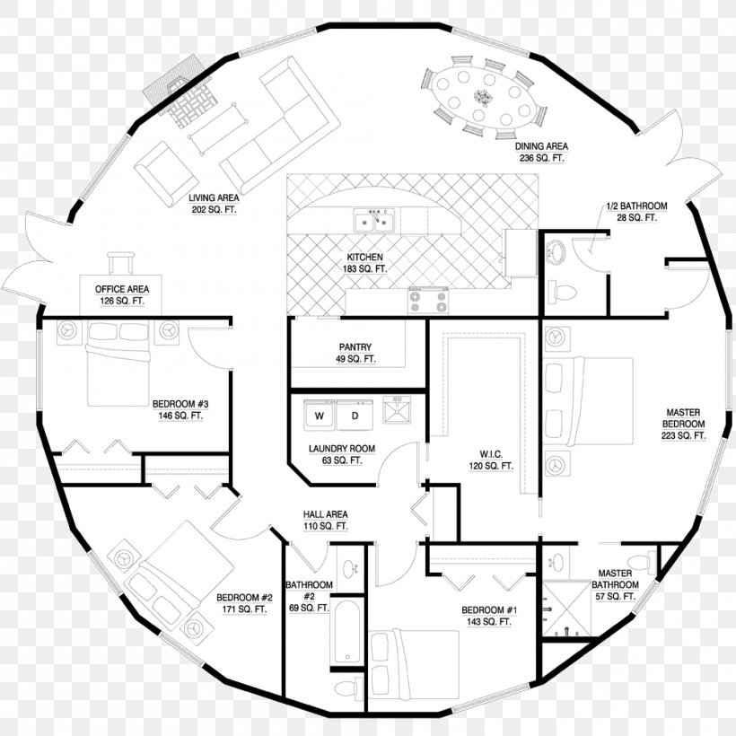 House Plan Floor Plan, PNG, 1000x1000px, Watercolor, Cartoon, Flower, Frame, Heart Download Free