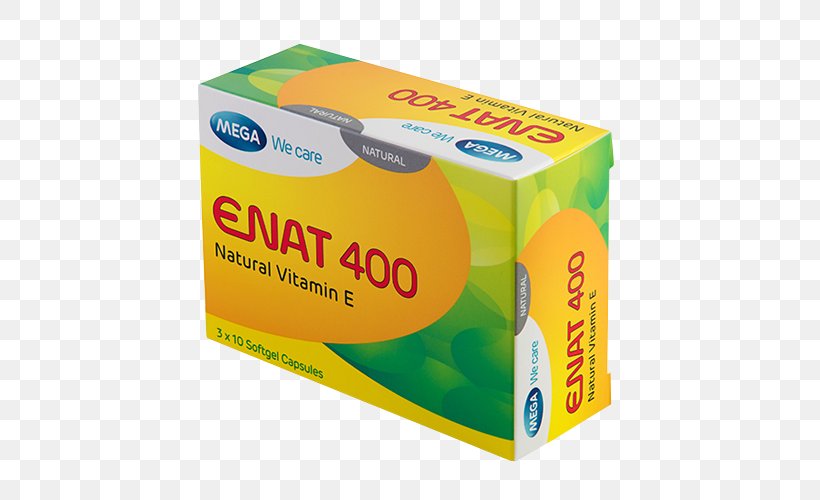 Vitamin E Dietary Supplement Health Pharmaceutical Drug Vitamin Deficiency, PNG, 500x500px, Vitamin E, Ageing, Brand, Capsule, Carton Download Free