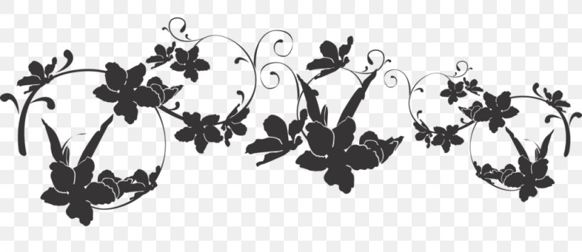 Flower Silhouette No Soy Yo, PNG, 1024x445px, Flower, Black, Black And White, Book, Branch Download Free