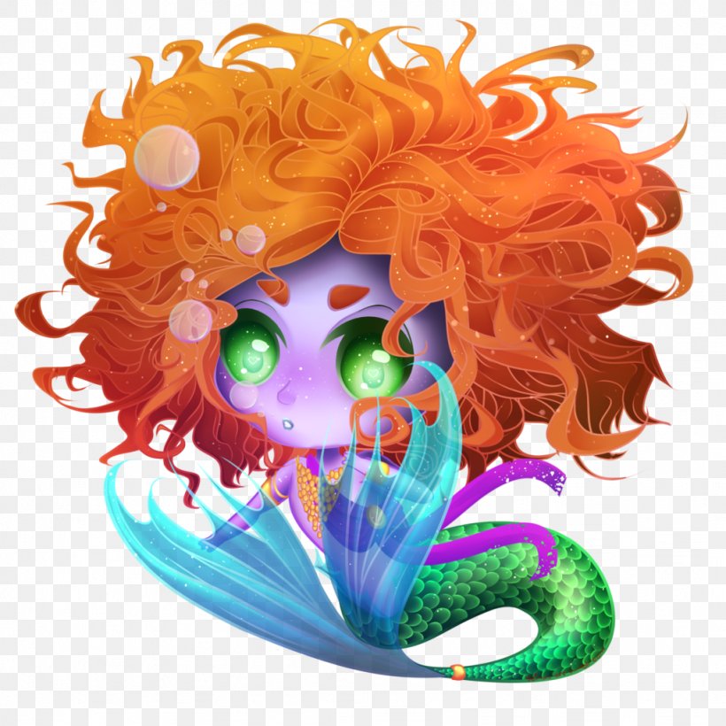 Mermaid Desktop Wallpaper Computer Clip Art, PNG, 1024x1024px, Mermaid, Art, Computer, Fictional Character, Mythical Creature Download Free