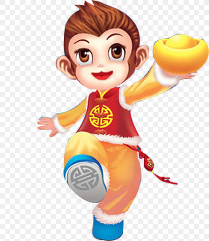 Cartoon Download Illustration, PNG, 895x1034px, Cartoon, Art, Ball, Chinese New Year, Fictional Character Download Free