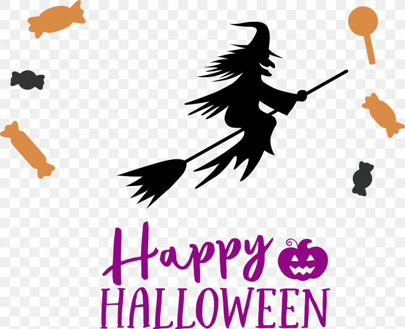 Happy Halloween, PNG, 3000x2433px, Happy Halloween, Cartoon, Drawing, Poster, Royaltyfree Download Free