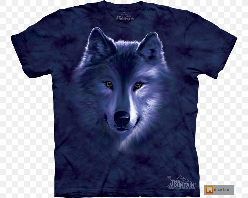 Gray Wolf T-shirt Decal Clothing Bag, PNG, 750x655px, Gray Wolf, Animal, Bag, Blue, Canidae Download Free