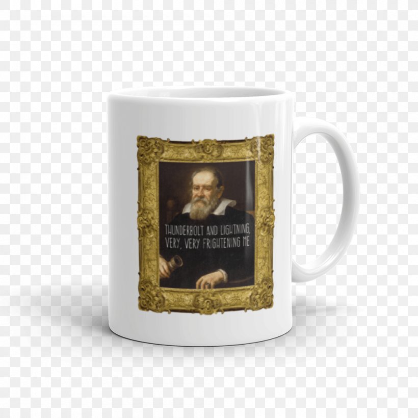 Mug Galileo Galilei: A Biography Coffee Clothing Cup, PNG, 1000x1000px, Mug, Biography, Book, Clothing, Coffee Download Free