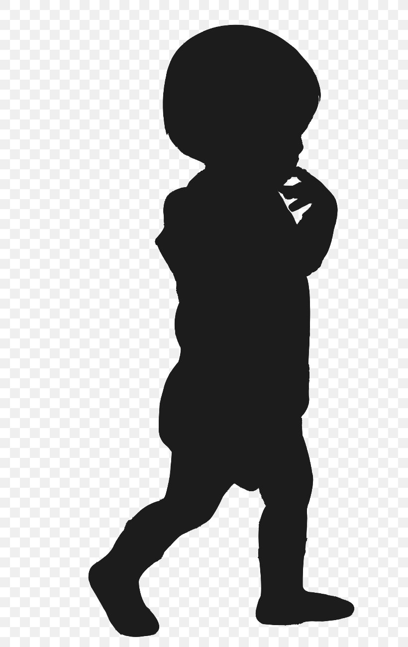Silhouette Child Royalty-free, PNG, 662x1300px, Silhouette, Art, Black And White, Child, Digital Image Download Free