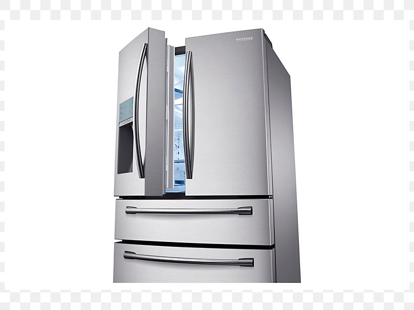 Auto-defrost Refrigerator Freezers Samsung RF28HMEDB, PNG, 802x615px, Autodefrost, Door, Freezer Burn, Freezers, Frost Download Free
