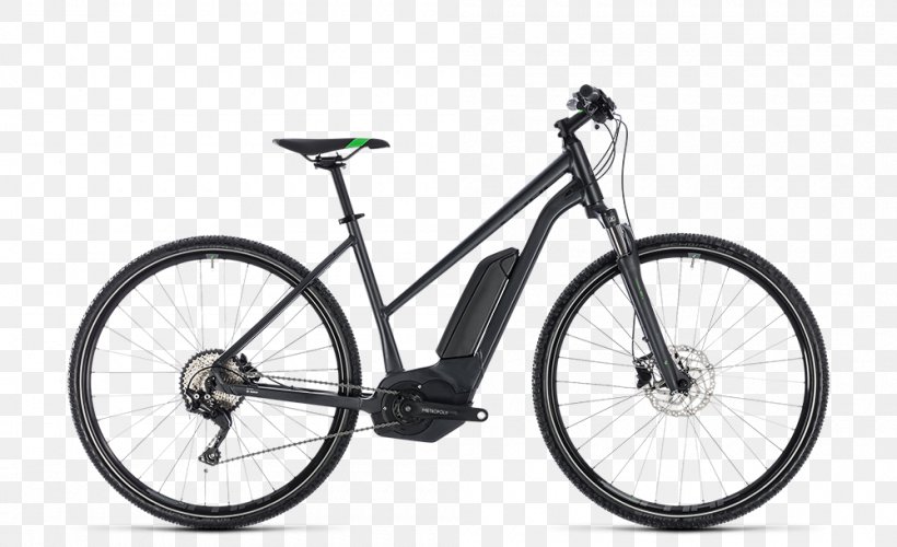 Electric Bicycle Cube Bikes Mountain Bike Hybrid Bicycle, PNG, 1000x610px, Electric Bicycle, Automotive Exterior, Bicycle, Bicycle Accessory, Bicycle Drivetrain Part Download Free