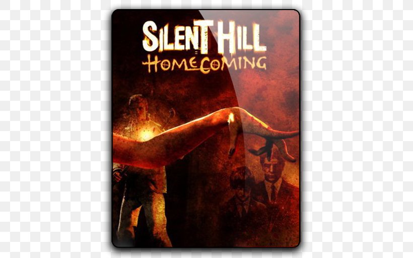 Silent Hill: Homecoming Silent Hill: Downpour Silent Hill: Shattered Memories Silent Hill 4 Xbox 360, PNG, 512x512px, Silent Hill Homecoming, Album Cover, Fire, Flame, Game Download Free