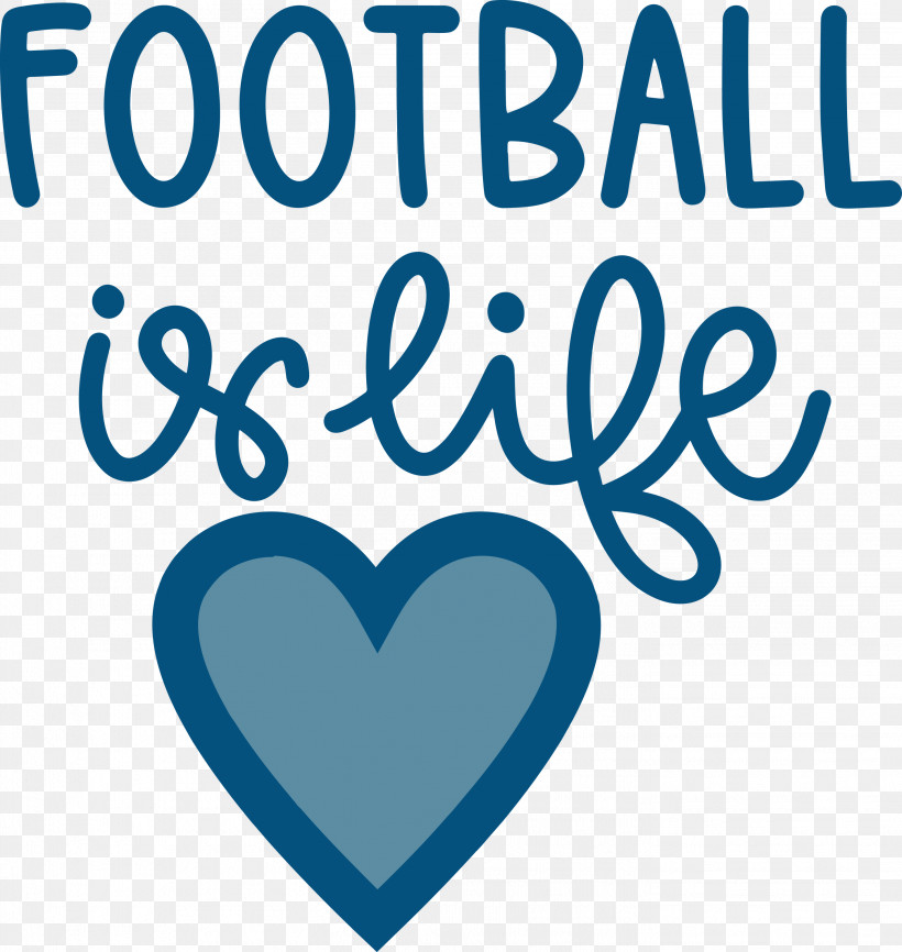 Football Is Life Football, PNG, 2839x3000px, Football, Geometry, Heart, Line, Logo Download Free