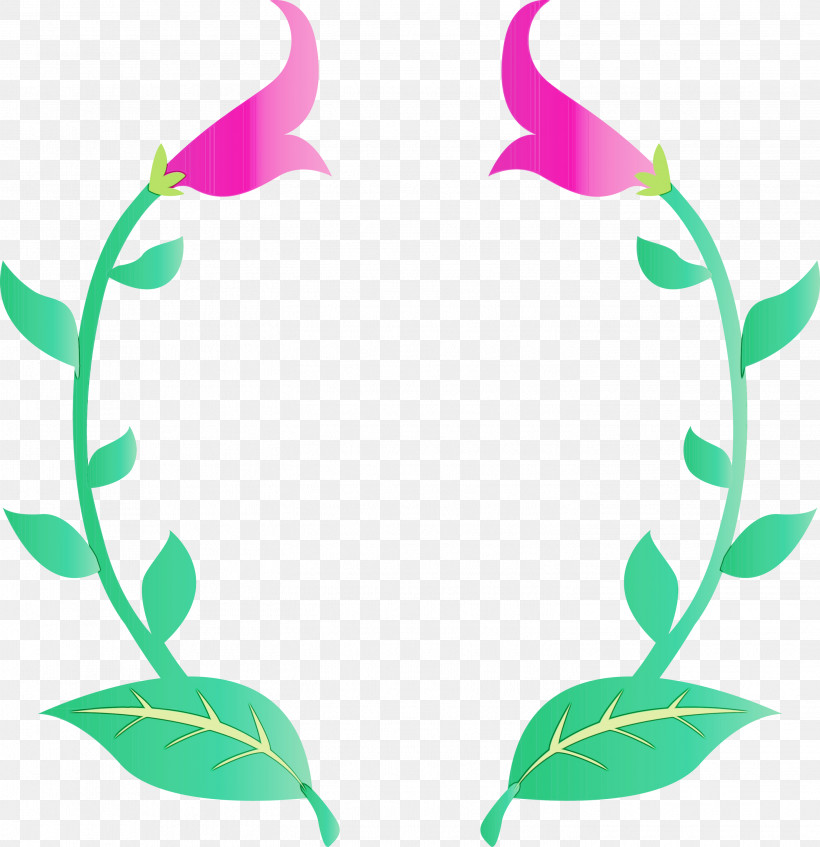 Leaf Plant Stem Logo Petal Flower, PNG, 2901x3000px, Nature Frame, Biology, Flower, Flower Frame, Leaf Download Free