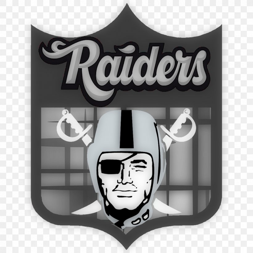 Oakland Raiders NFL American Football Clip Art, PNG, 1200x1200px, Oakland Raiders, American Football, Black And White, Brand, Decal Download Free
