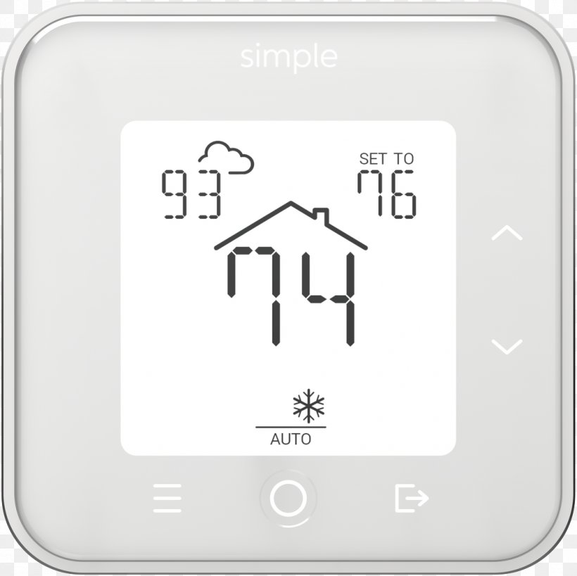 EcoFactor Inc Smart Thermostat Energy Conservation Central Heating, PNG, 1070x1069px, Thermostat, Area, Central Heating, Electronics, Energy Download Free