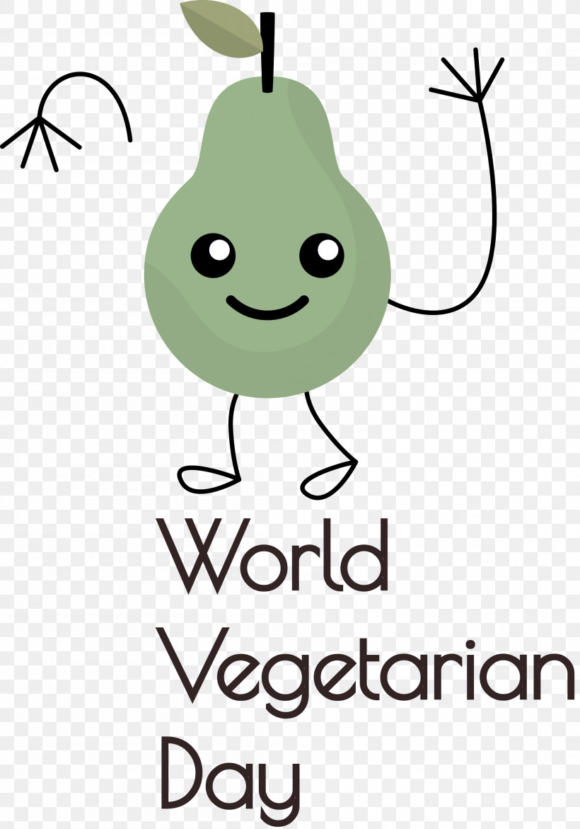 World Vegetarian Day, PNG, 2100x3000px, World Vegetarian Day, Cartoon, Green, Happiness, Leaf Download Free