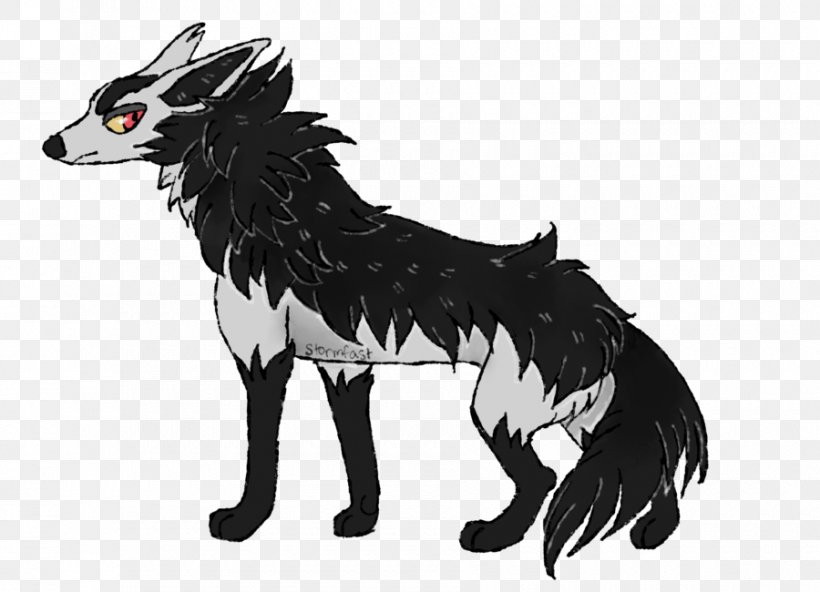 Dog Legendary Creature Wildlife Supernatural Tail, PNG, 900x650px, Dog, Animated Cartoon, Black And White, Carnivoran, Dog Like Mammal Download Free