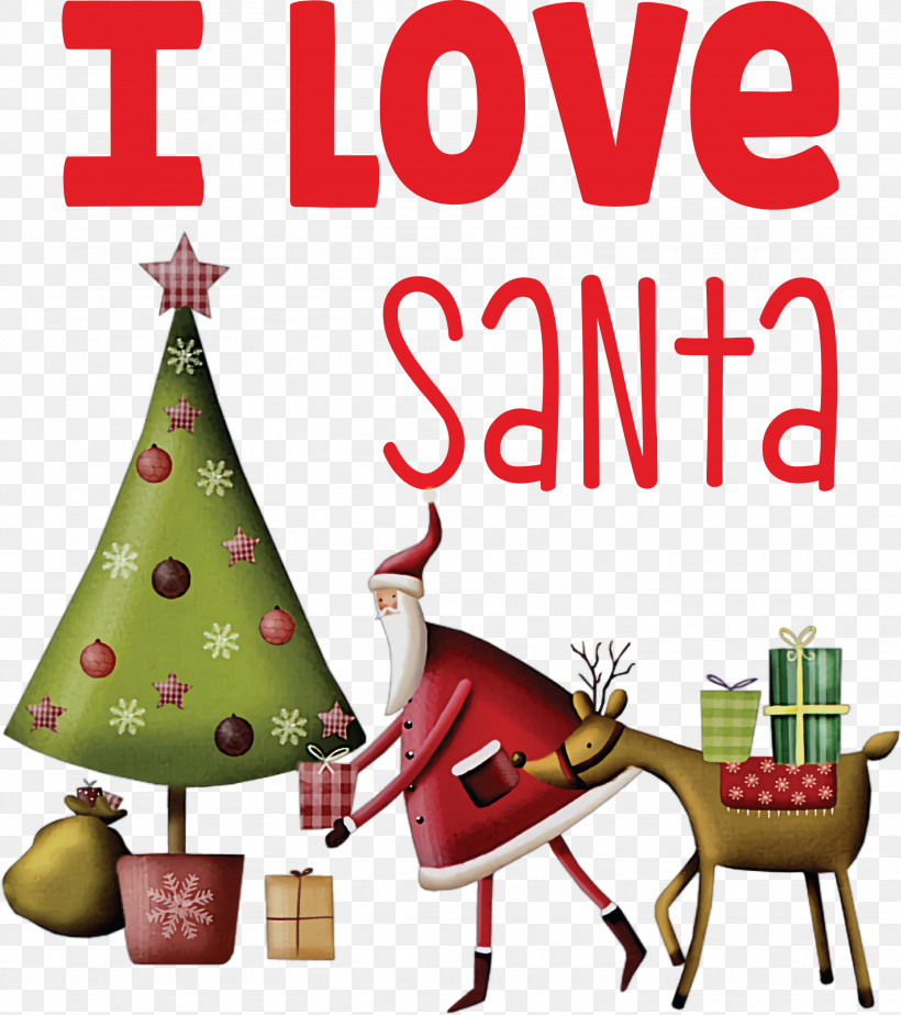 I Love Santa Santa Christmas, PNG, 2664x3000px, I Love Santa, Christmas, Christmas Day, Christmas Decoration, Christmas Ornament Download Free