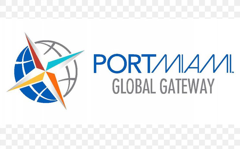 PortMiami Logo Port Of Amsterdam Port Everglades, PNG, 2560x1600px, Portmiami, Area, Blue, Brand, Cargo Download Free