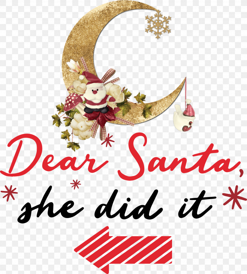 Dear Santa Santa Claus Christmas, PNG, 2699x3000px, Dear Santa, Christmas, Christmas Day, Christmas Ornament, Christmas Ornament M Download Free
