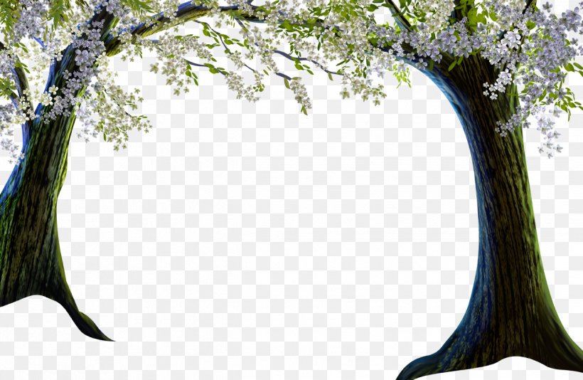Landscape With Flowers Painting Clip Art, PNG, 1242x810px, Landscape, Branch, Cartoon, Cherry, Cherry Blossom Download Free