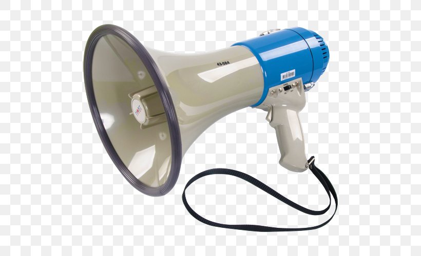 Megaphone Loudspeaker Microphone Sport, PNG, 500x500px, Megaphone, Battery, Hardware, Horn, Human Voice Download Free