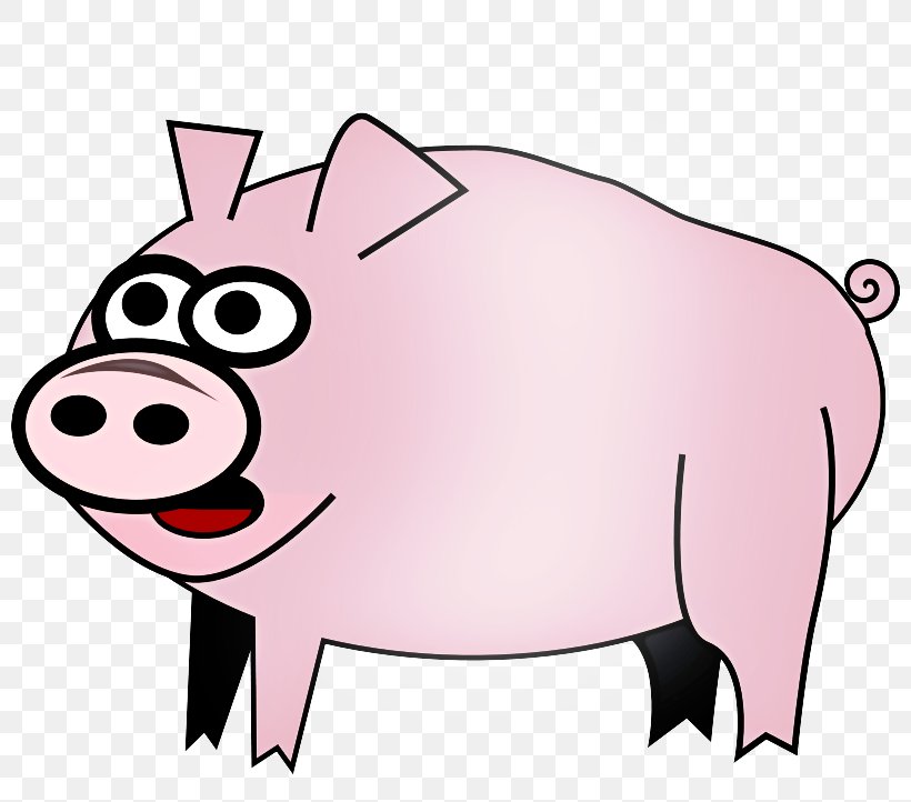Pig Cartoon, PNG, 800x722px, Cartoon, Boar, Drawing, Livestock, Pig Download Free