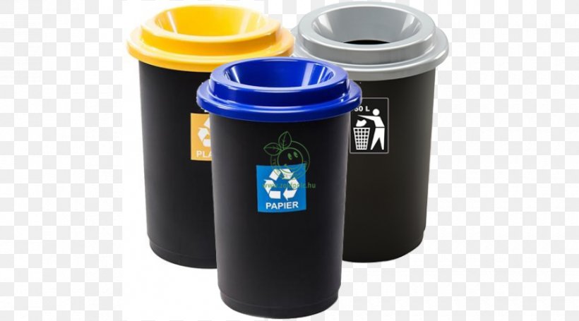 Rubbish Bins & Waste Paper Baskets Waste Collector Plastic Cylinder, PNG, 900x500px, Rubbish Bins Waste Paper Baskets, Cobalt Blue, Container, Cylinder, Drinkware Download Free