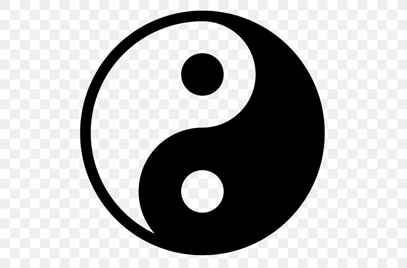 Yin And Yang Symbol Chinese Cuisine Clip Art, PNG, 540x540px, Yin And Yang, Black And White, Chinese Cuisine, Drawing, Smile Download Free