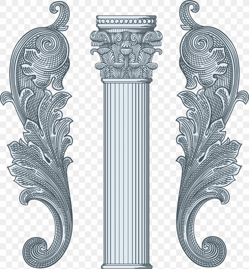 Column Ornament Ionic Order, PNG, 921x994px, Column, Ancient Roman Architecture, Architecture, Art, Building Download Free
