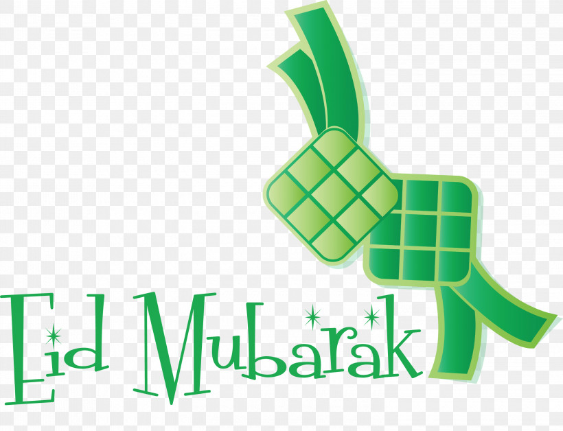 Eid Mubarak Ketupat, PNG, 3000x2299px, Eid Mubarak, Geometry, Green, Ketupat, Line Download Free