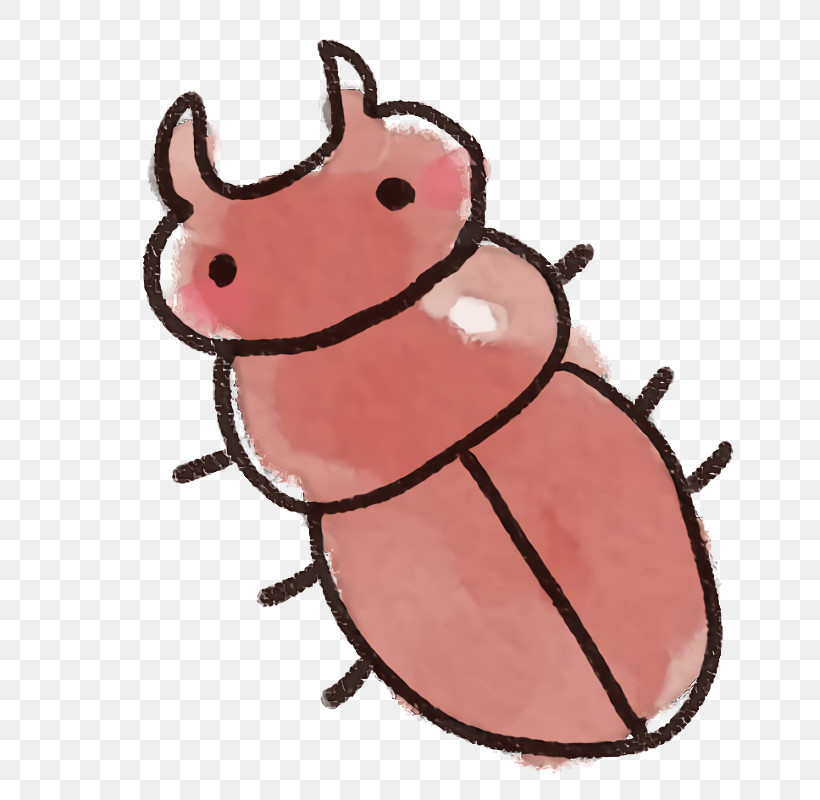 Insect Cartoon Pink Pest Stag Beetles, PNG, 720x800px, Insect, Beetle, Cartoon, Pest, Pink Download Free