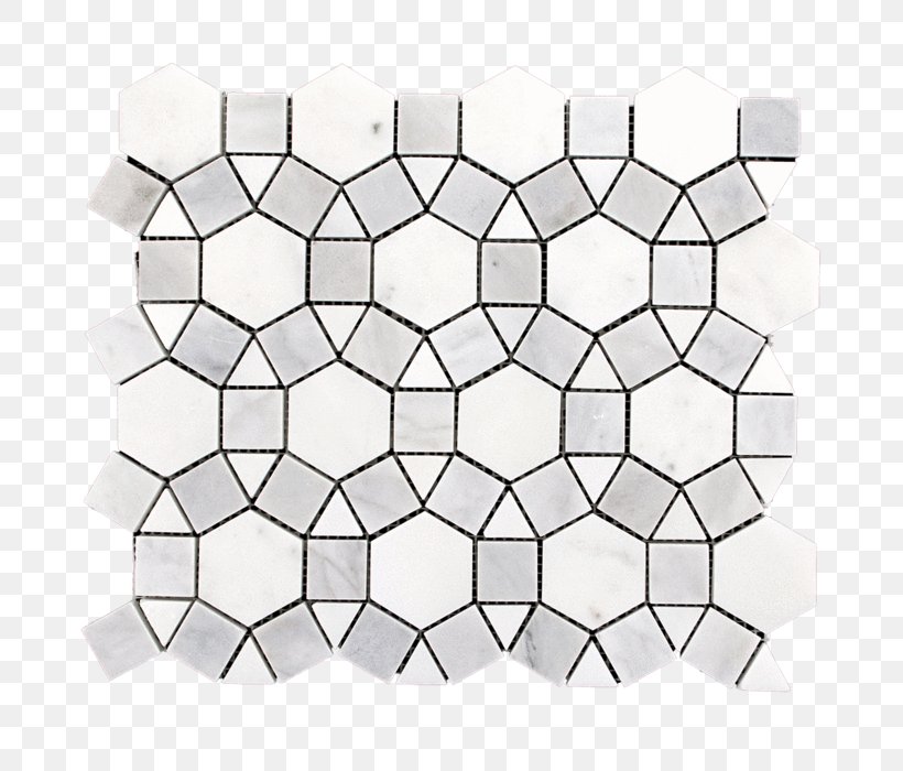 Mosaic Tile Marble Decorative Arts Pattern, PNG, 700x700px, Mosaic, Area, Black And White, Decorative Arts, Drawing Download Free