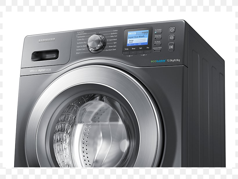 Washing Machines Combo Washer Dryer Power Inverters Laundry Clothes Dryer, PNG, 802x615px, Washing Machines, Clothes Dryer, Combo Washer Dryer, Efficient Energy Use, Electric Motor Download Free