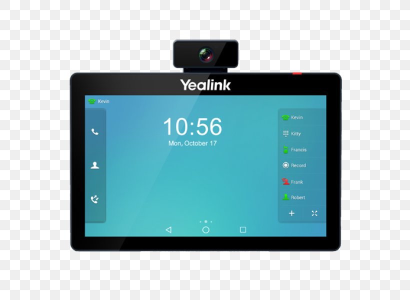 Yealink SIP-T58V Ip Phone Tablet Computers VoIP Phone Telephone Session Initiation Protocol, PNG, 574x600px, Yealink Sipt58v Ip Phone, Bideokonferentzia, Display Device, Electronic Device, Electronics Download Free