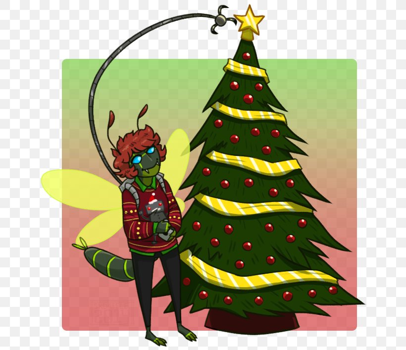 Christmas Tree Christmas Ornament Fir Character, PNG, 686x707px, Christmas Tree, Cartoon, Character, Christmas, Christmas Decoration Download Free