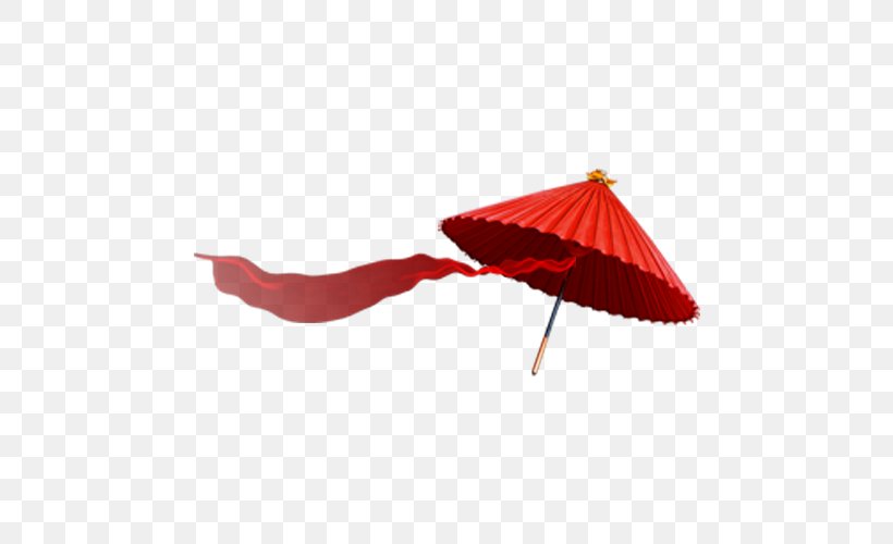 Oil-paper Umbrella Red, PNG, 500x500px, Umbrella, Animation, Clothing, Oilpaper Umbrella, Red Download Free