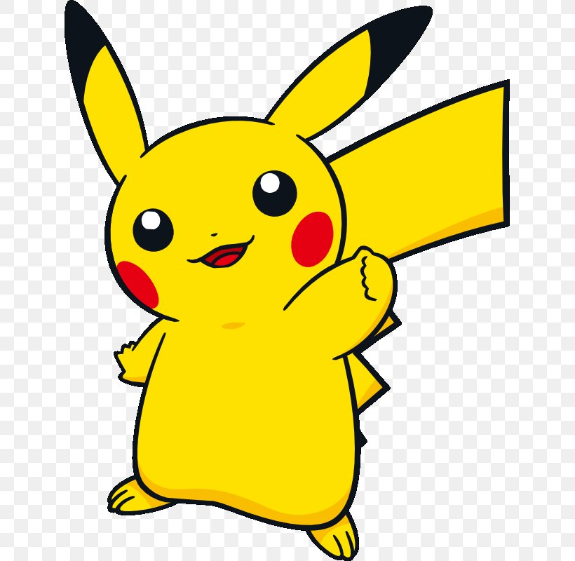 Pikachu Pokémon Yellow Clip Art, PNG, 635x800px, Pikachu, Area, Artwork, Black And White, Domestic Rabbit Download Free