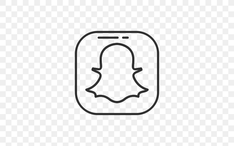 Social Media Snapchat Snap Inc. Logo, PNG, 512x512px, Social Media, Advertising, Area, Black, Black And White Download Free