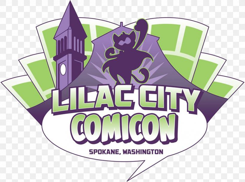 Spokane Logo Lilac City Comicon San Diego ComicCon Comics, PNG