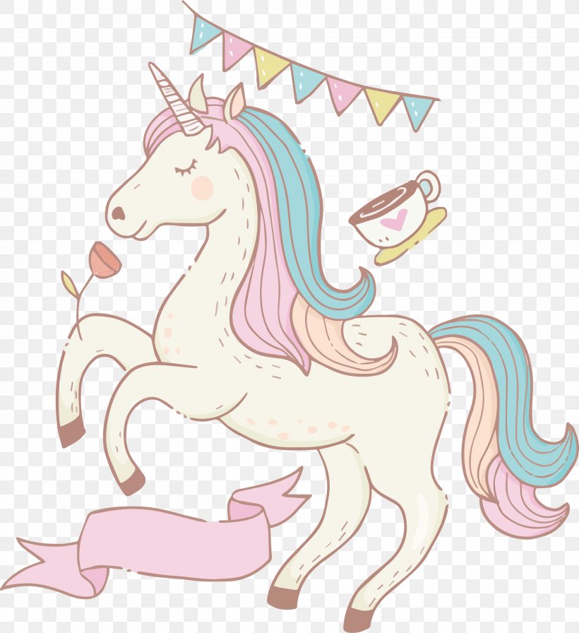 Unicorn Illustration, PNG, 2722x2976px, Unicorn, Art, Cartoon, Diagram, Fictional Character Download Free