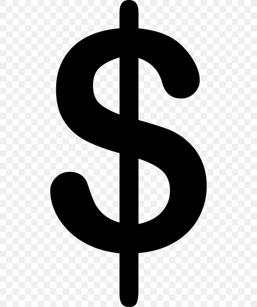 Clip Art Dollar Sign United States Dollar Currency Symbol, PNG, 500x980px, Dollar Sign, Currency Symbol, Dollar, Economy, Logo Download Free