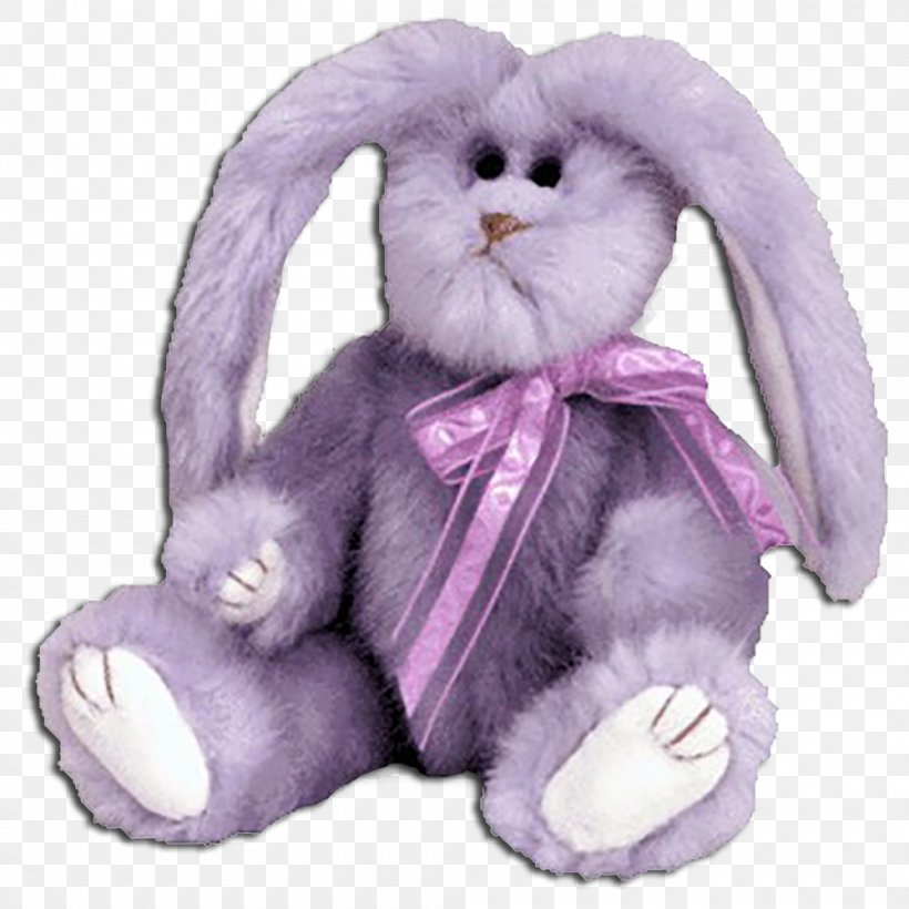 Stuffed Animals & Cuddly Toys Lilac European Rabbit Ty Inc., PNG, 1000x1000px, Stuffed Animals Cuddly Toys, Beanie, Beanie Babies, Collectable, Easter Bunny Download Free