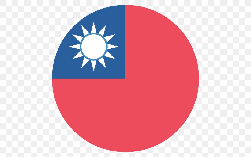 Taiwan Blue Sky With A White Sun Flag Of The Republic Of China Xinhai Revolution, PNG, 512x512px, Taiwan, Area, Blue Sky With A White Sun, Brand, Flag Download Free