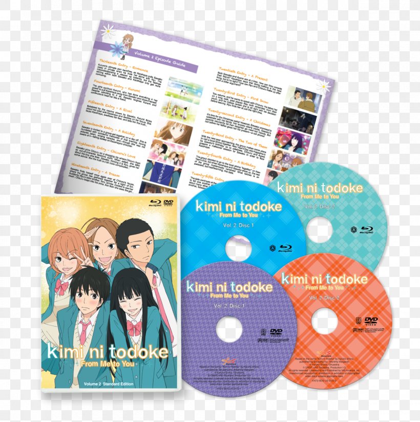 Blu-ray Disc Kimi Ni Todoke Compact Disc DVD Keyword Tool, PNG, 1200x1205px, Watercolor, Cartoon, Flower, Frame, Heart Download Free