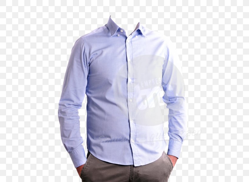 Dress Shirt Oxford Long-sleeved T-shirt, PNG, 600x600px, Dress Shirt, Blue, Button, Clothing, Collar Download Free